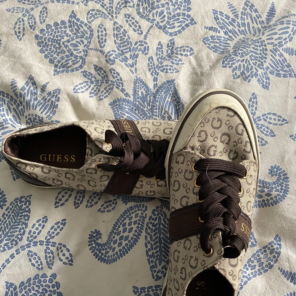 Guess sneakers.  Wore twice